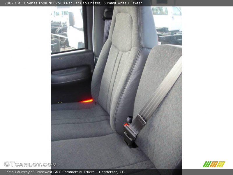 Summit White / Pewter 2007 GMC C Series TopKick C7500 Regular Cab Chassis