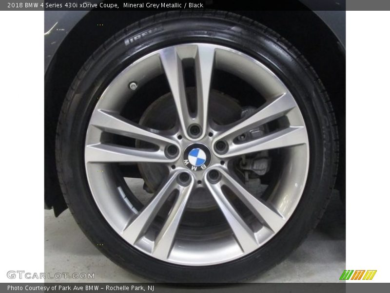 Mineral Grey Metallic / Black 2018 BMW 4 Series 430i xDrive Coupe