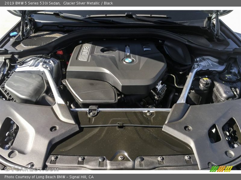 Glacier Silver Metallic / Black 2019 BMW 5 Series 530i Sedan