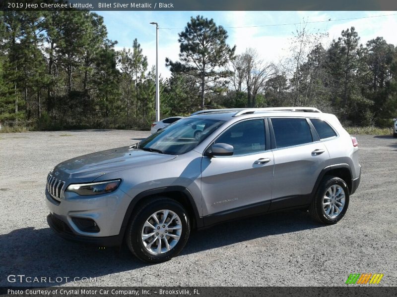 Billet Silver Metallic / Black 2019 Jeep Cherokee Latitude