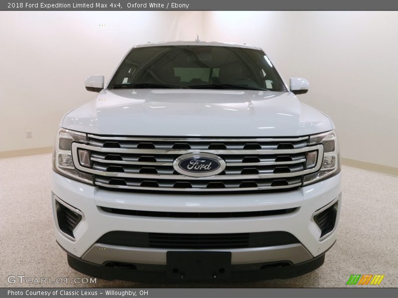 Oxford White / Ebony 2018 Ford Expedition Limited Max 4x4