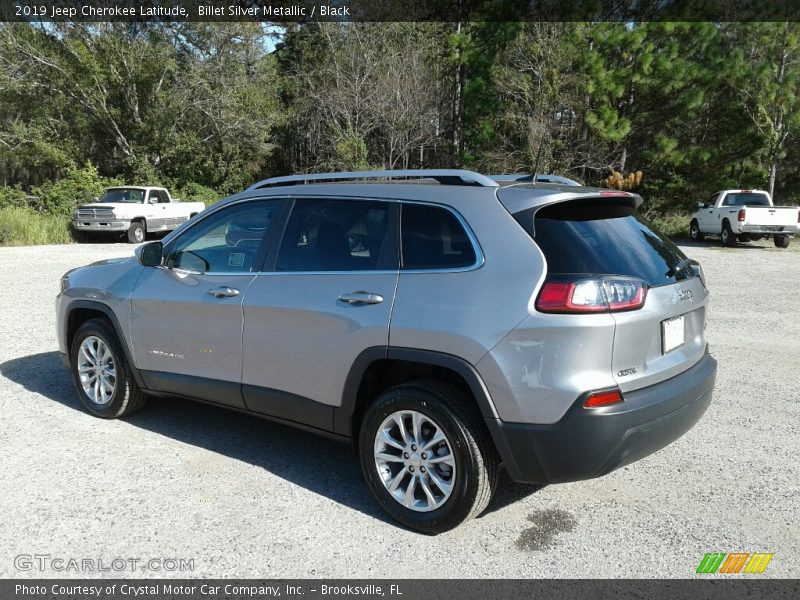 Billet Silver Metallic / Black 2019 Jeep Cherokee Latitude