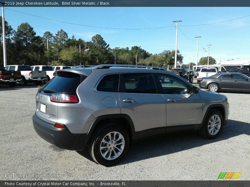 Billet Silver Metallic / Black 2019 Jeep Cherokee Latitude