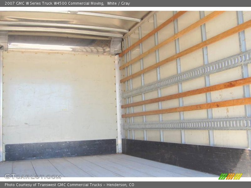 White / Gray 2007 GMC W Series Truck W4500 Commercial Moving
