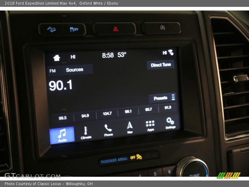 Oxford White / Ebony 2018 Ford Expedition Limited Max 4x4