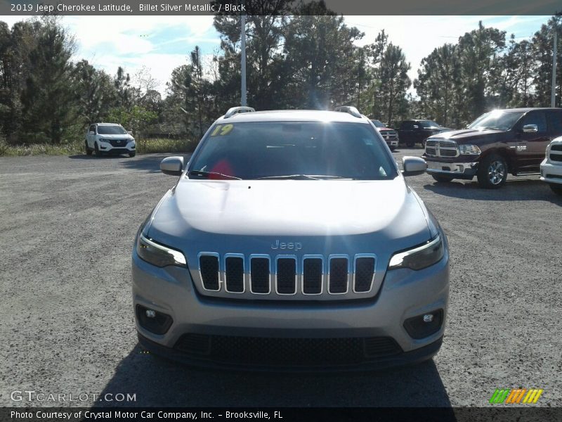 Billet Silver Metallic / Black 2019 Jeep Cherokee Latitude
