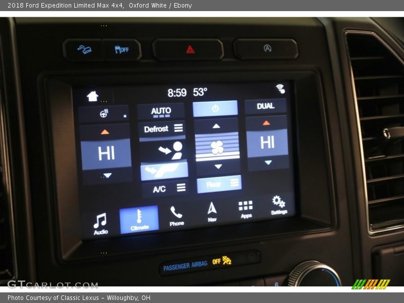 Oxford White / Ebony 2018 Ford Expedition Limited Max 4x4
