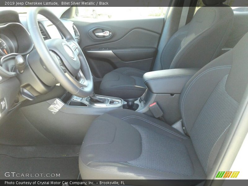 Billet Silver Metallic / Black 2019 Jeep Cherokee Latitude