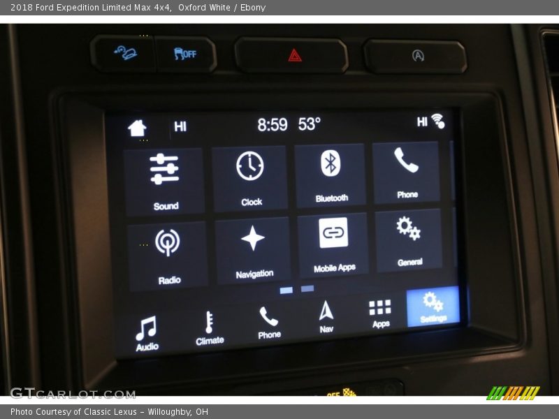 Oxford White / Ebony 2018 Ford Expedition Limited Max 4x4