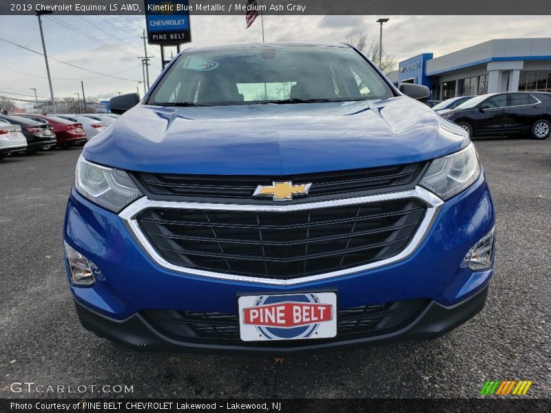 Kinetic Blue Metallic / Medium Ash Gray 2019 Chevrolet Equinox LS AWD