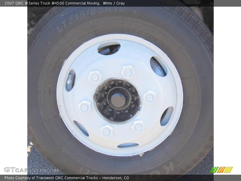 White / Gray 2007 GMC W Series Truck W4500 Commercial Moving