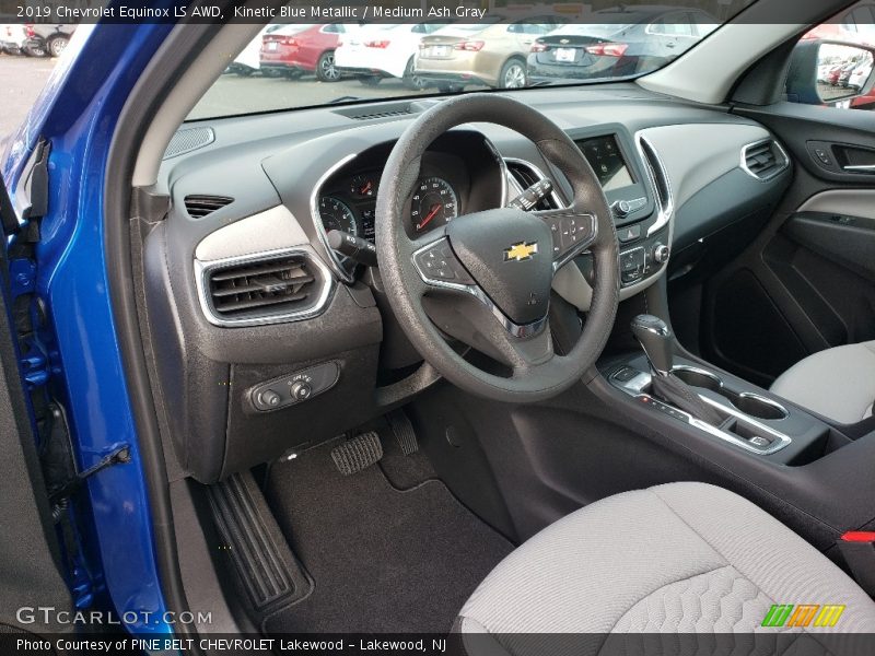 Kinetic Blue Metallic / Medium Ash Gray 2019 Chevrolet Equinox LS AWD