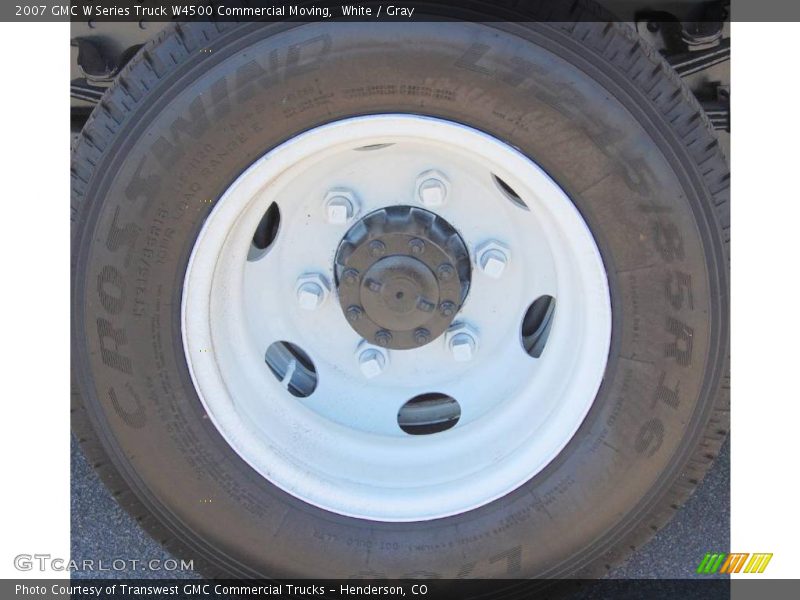 White / Gray 2007 GMC W Series Truck W4500 Commercial Moving