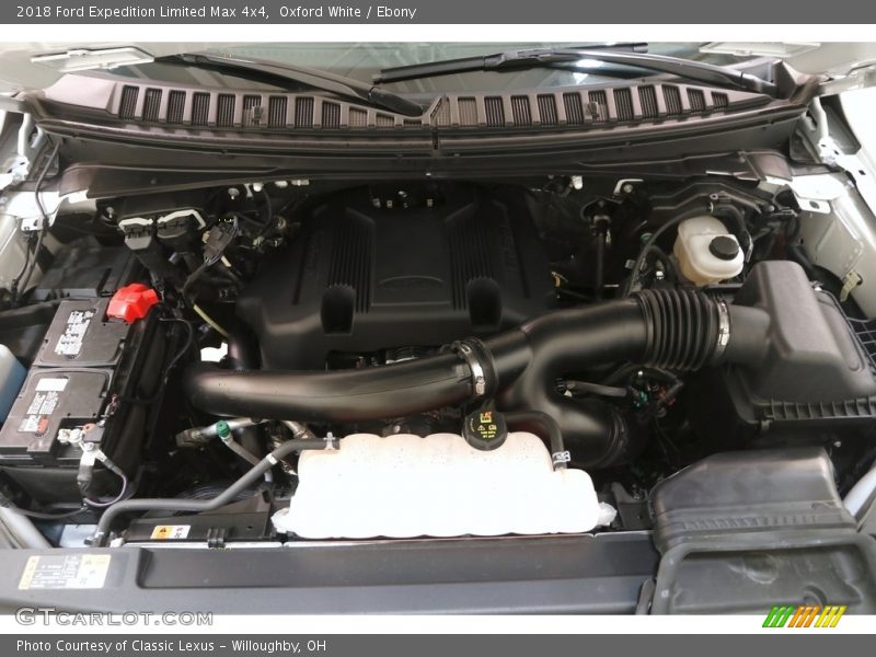 Oxford White / Ebony 2018 Ford Expedition Limited Max 4x4