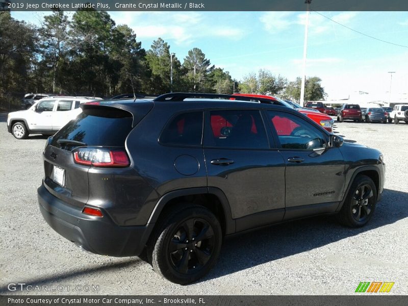 Granite Crystal Metallic / Black 2019 Jeep Cherokee Latitude Plus