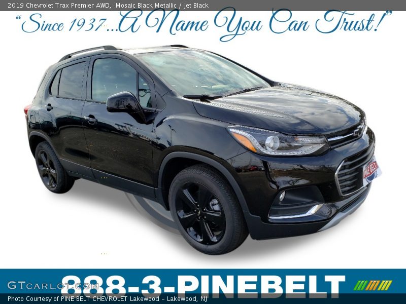 Mosaic Black Metallic / Jet Black 2019 Chevrolet Trax Premier AWD