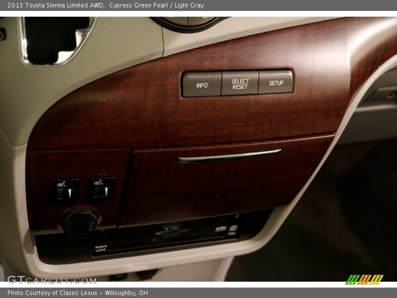 Cypress Green Pearl / Light Gray 2013 Toyota Sienna Limited AWD