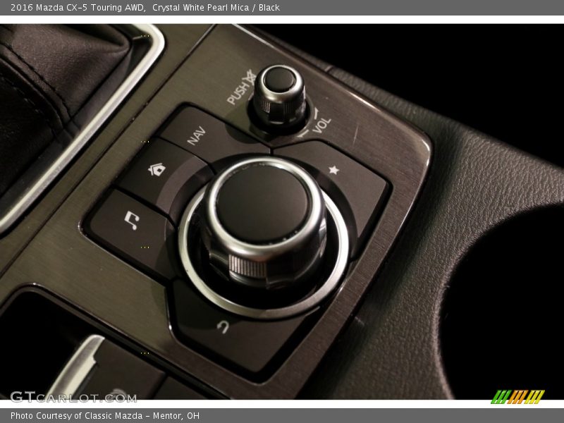 Crystal White Pearl Mica / Black 2016 Mazda CX-5 Touring AWD