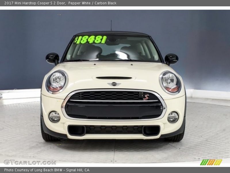 Pepper White / Carbon Black 2017 Mini Hardtop Cooper S 2 Door