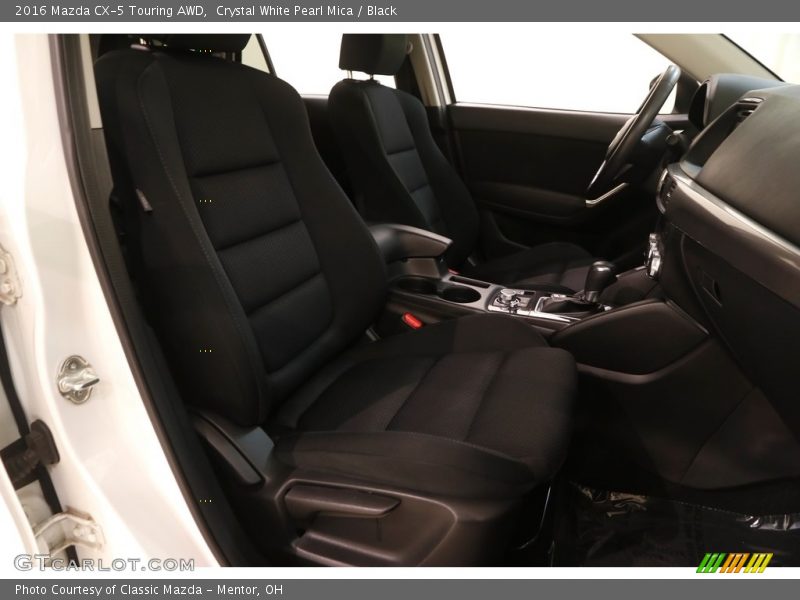 Crystal White Pearl Mica / Black 2016 Mazda CX-5 Touring AWD