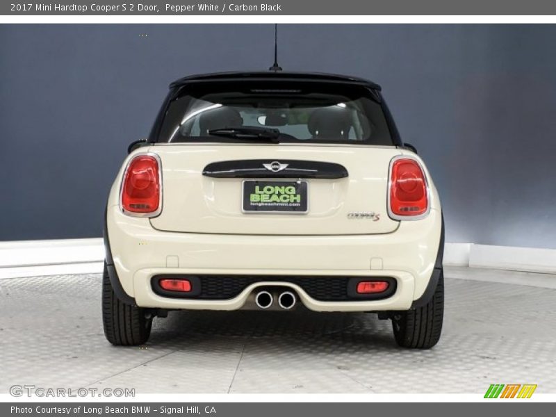 Pepper White / Carbon Black 2017 Mini Hardtop Cooper S 2 Door