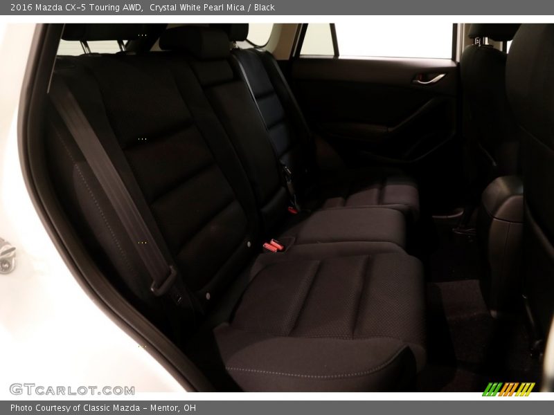 Crystal White Pearl Mica / Black 2016 Mazda CX-5 Touring AWD