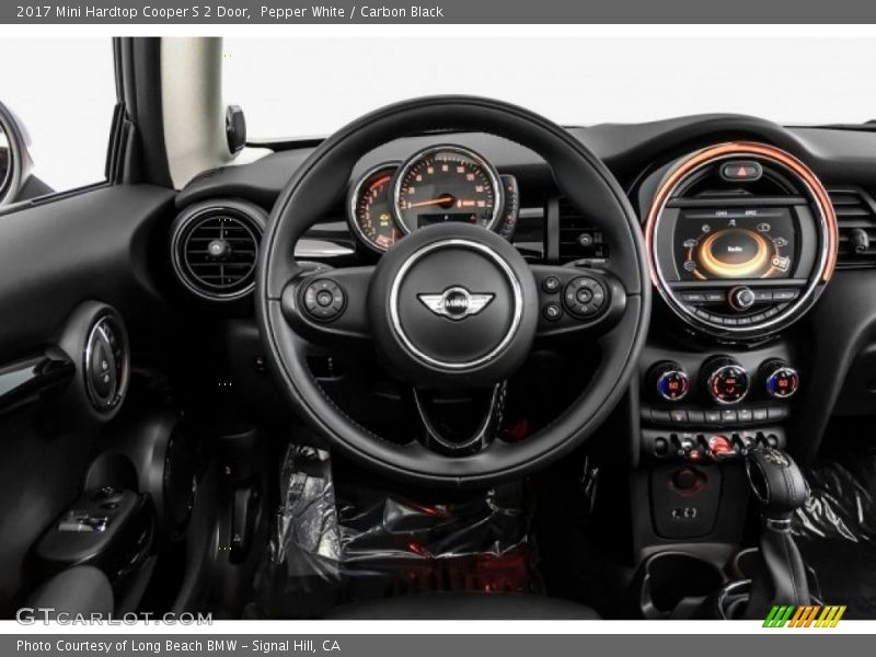 Pepper White / Carbon Black 2017 Mini Hardtop Cooper S 2 Door