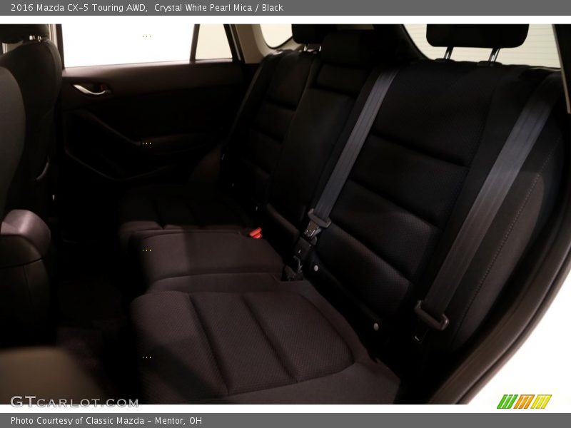 Crystal White Pearl Mica / Black 2016 Mazda CX-5 Touring AWD