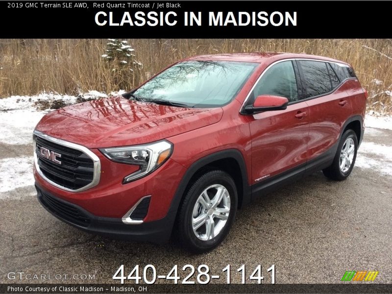 Red Quartz Tintcoat / Jet Black 2019 GMC Terrain SLE AWD