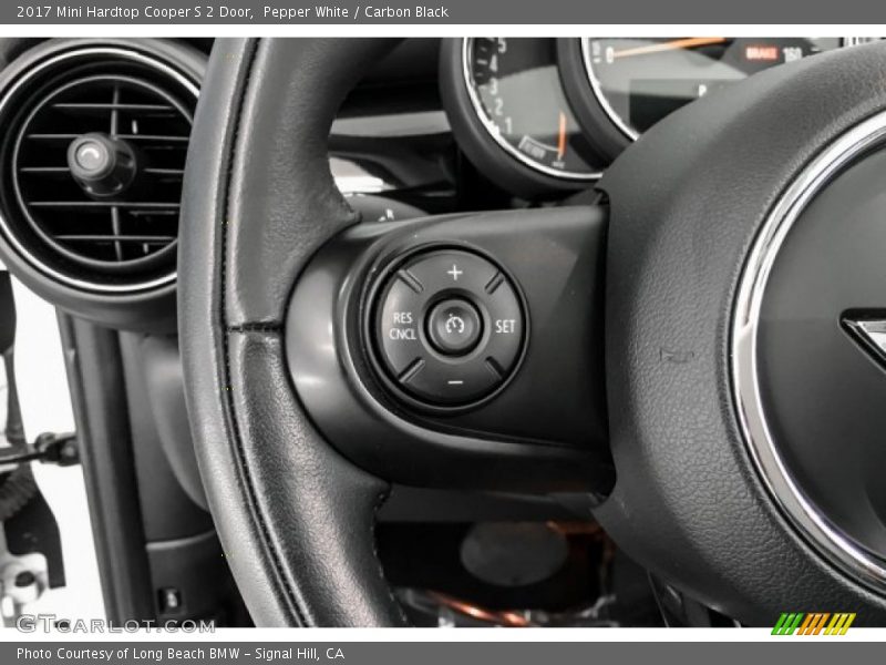 Pepper White / Carbon Black 2017 Mini Hardtop Cooper S 2 Door