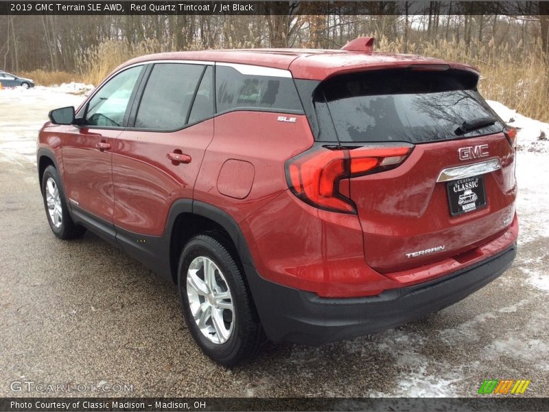 Red Quartz Tintcoat / Jet Black 2019 GMC Terrain SLE AWD