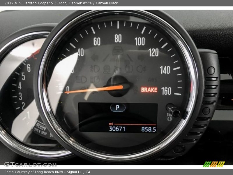 Pepper White / Carbon Black 2017 Mini Hardtop Cooper S 2 Door