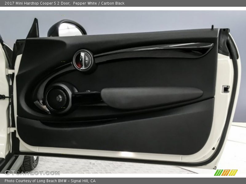 Pepper White / Carbon Black 2017 Mini Hardtop Cooper S 2 Door
