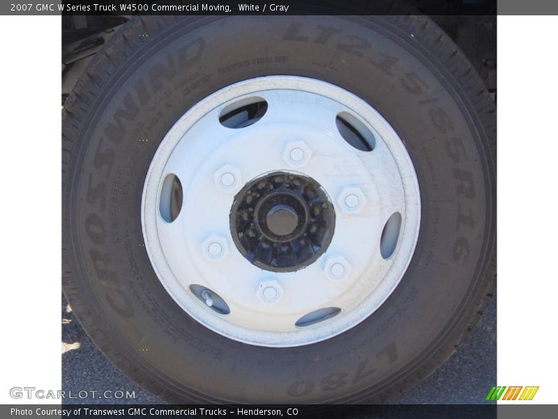 White / Gray 2007 GMC W Series Truck W4500 Commercial Moving