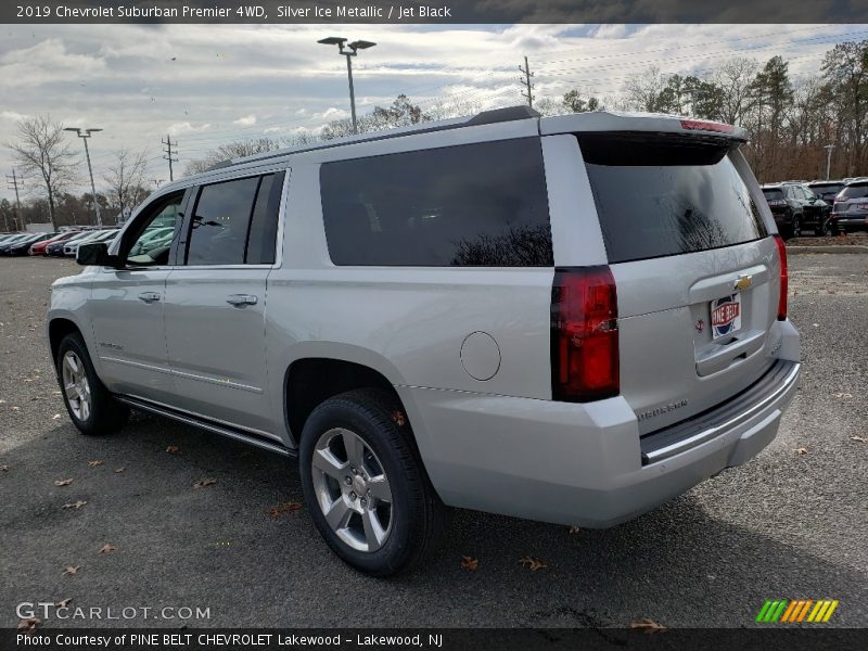 Silver Ice Metallic / Jet Black 2019 Chevrolet Suburban Premier 4WD