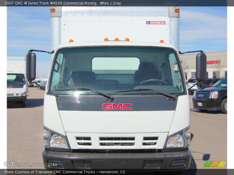 White / Gray 2007 GMC W Series Truck W4500 Commercial Moving