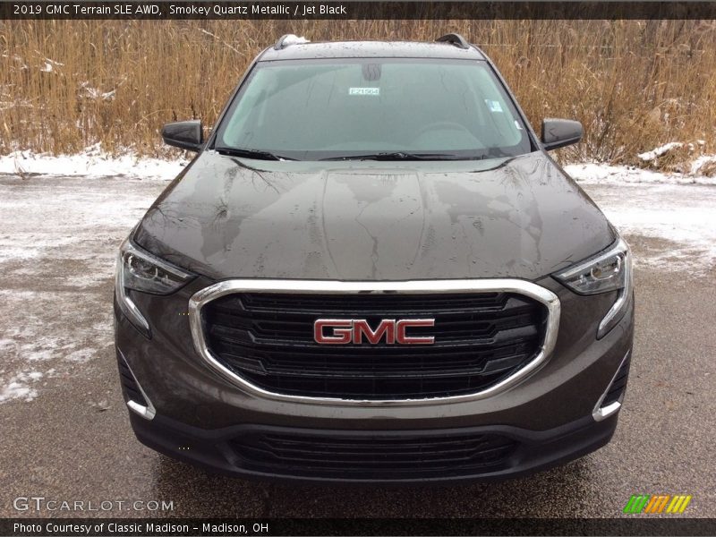 Smokey Quartz Metallic / Jet Black 2019 GMC Terrain SLE AWD