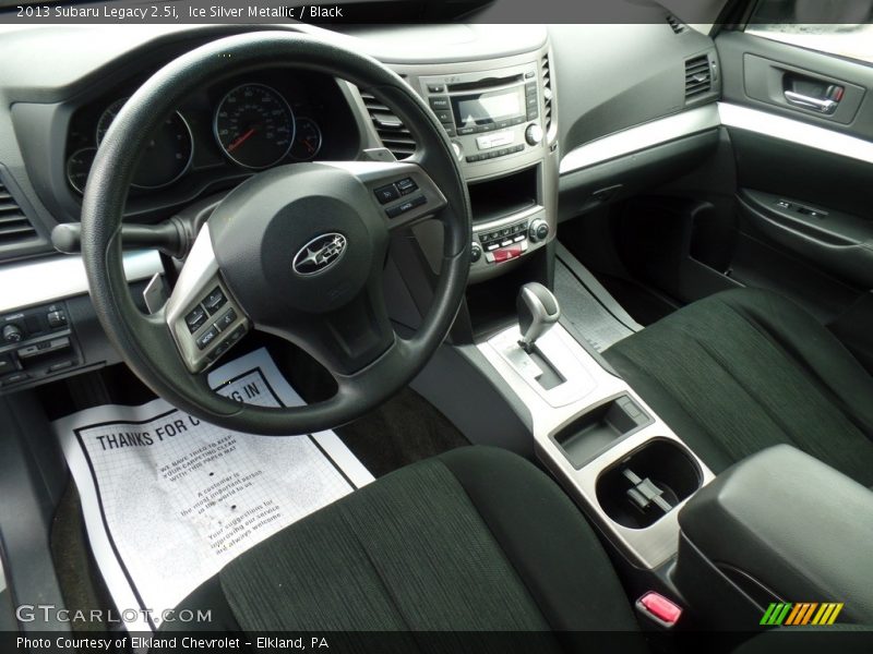 Ice Silver Metallic / Black 2013 Subaru Legacy 2.5i