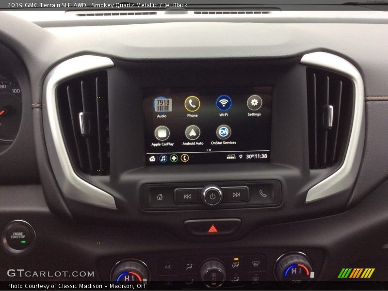 Smokey Quartz Metallic / Jet Black 2019 GMC Terrain SLE AWD