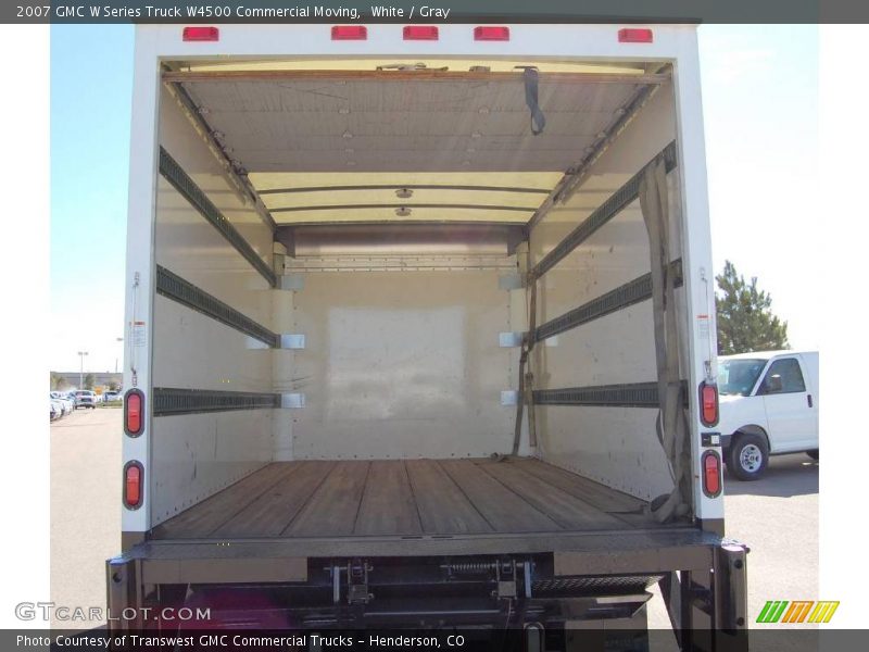 White / Gray 2007 GMC W Series Truck W4500 Commercial Moving