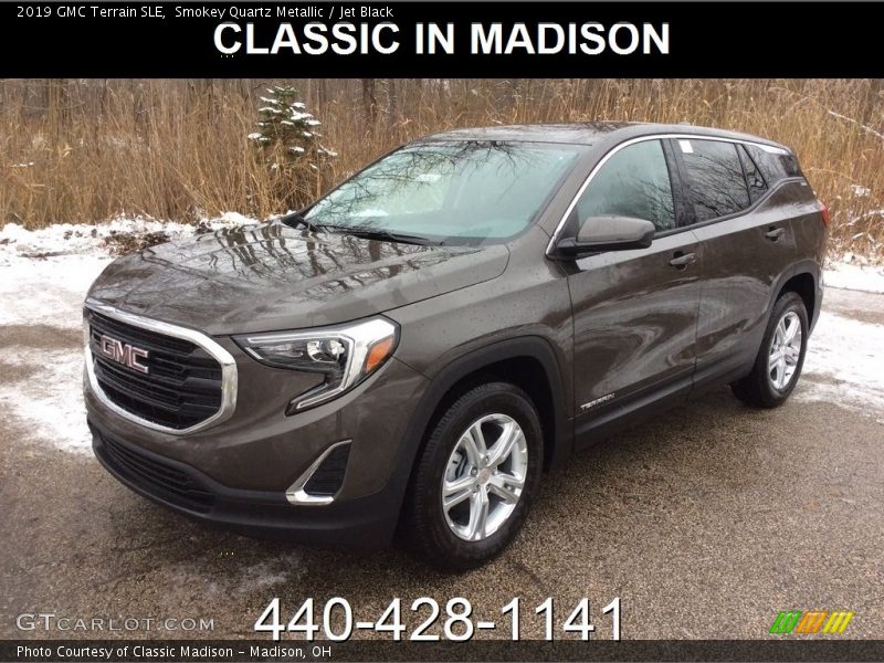 Smokey Quartz Metallic / Jet Black 2019 GMC Terrain SLE