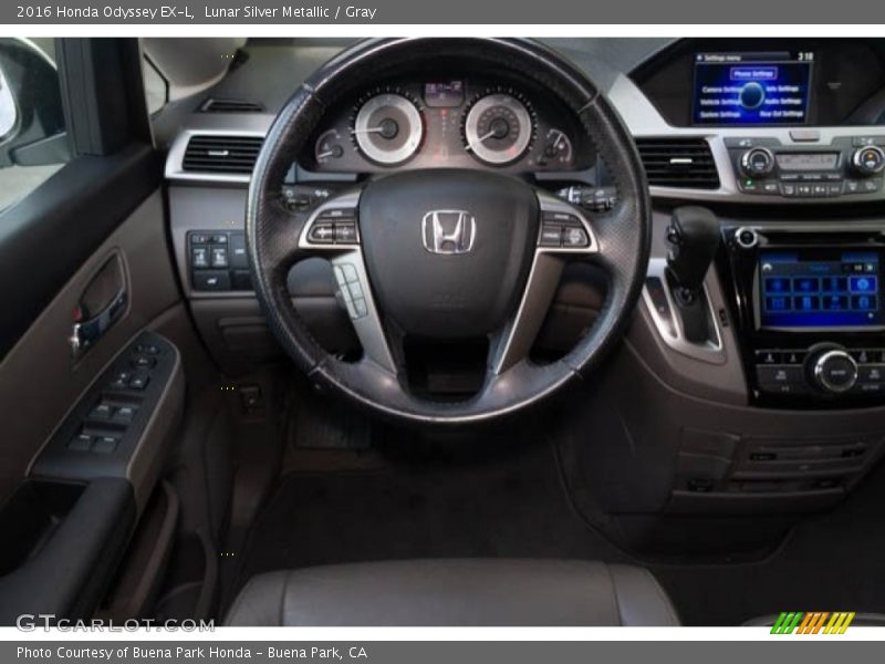 Lunar Silver Metallic / Gray 2016 Honda Odyssey EX-L