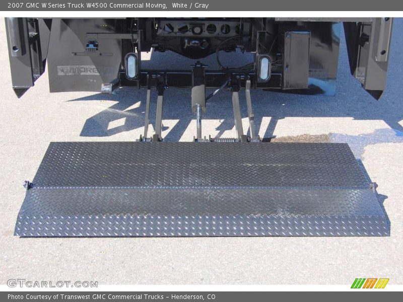 White / Gray 2007 GMC W Series Truck W4500 Commercial Moving