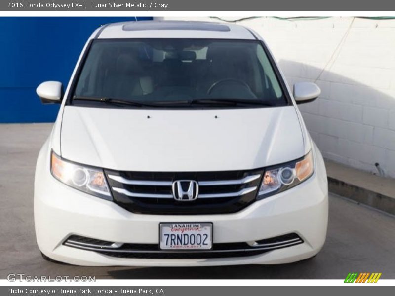 Lunar Silver Metallic / Gray 2016 Honda Odyssey EX-L