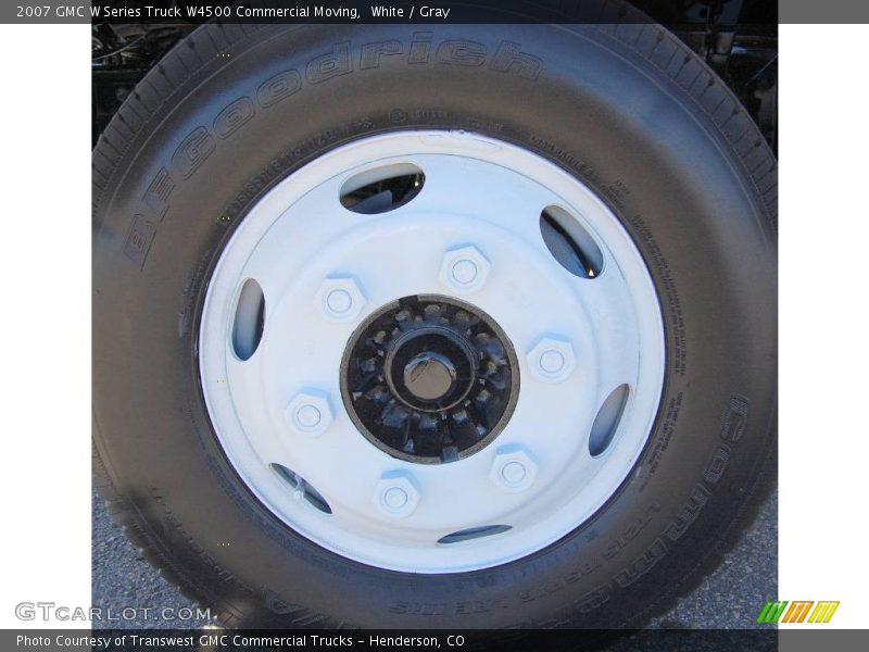 White / Gray 2007 GMC W Series Truck W4500 Commercial Moving