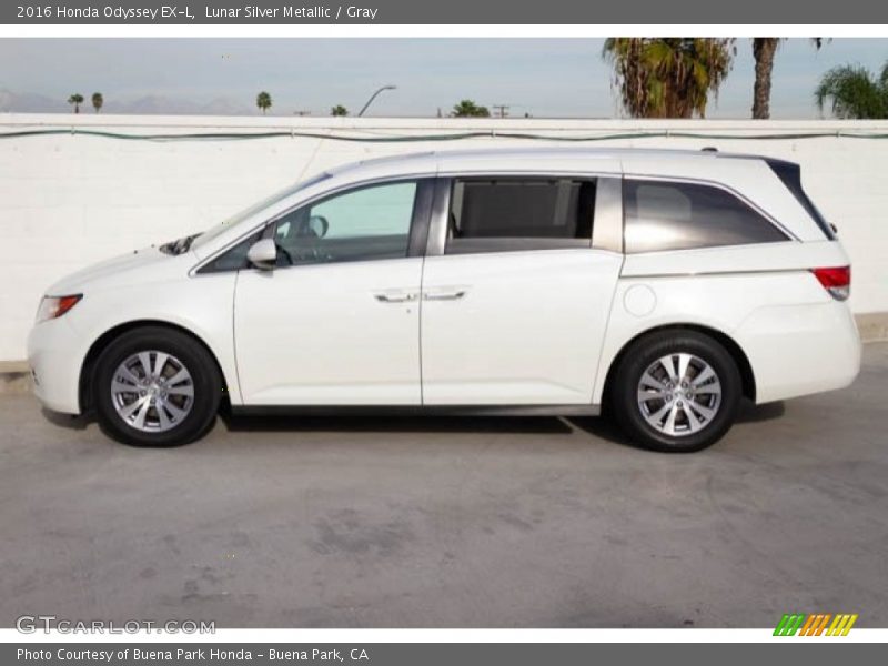Lunar Silver Metallic / Gray 2016 Honda Odyssey EX-L