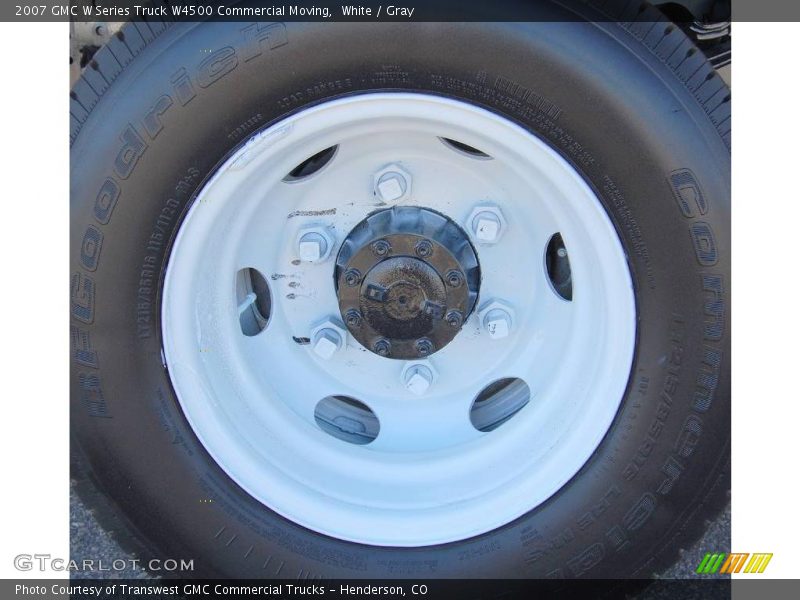 White / Gray 2007 GMC W Series Truck W4500 Commercial Moving