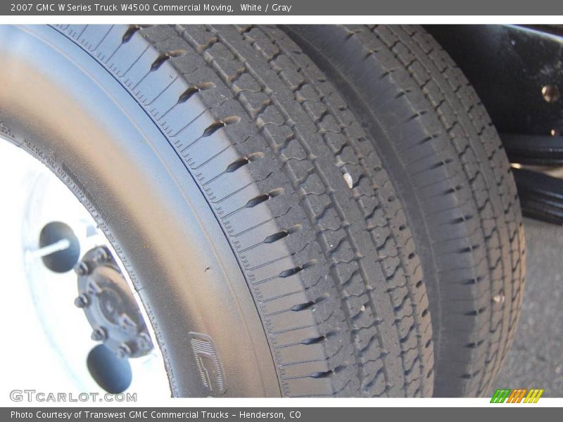 White / Gray 2007 GMC W Series Truck W4500 Commercial Moving
