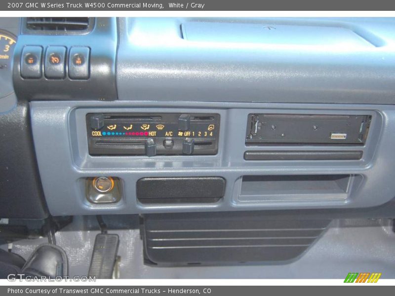 White / Gray 2007 GMC W Series Truck W4500 Commercial Moving