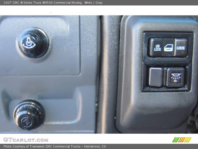 White / Gray 2007 GMC W Series Truck W4500 Commercial Moving